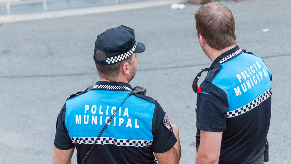 Segundo encierro de Tafalla 2017. Policía Municipal  (1). IÑIGO ALZUGARAY