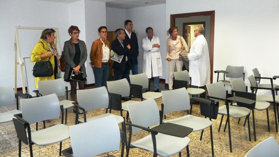 La Comisión de Salud del Gobierno de Navarra visita el Hospital Reina Sofía de Tudela