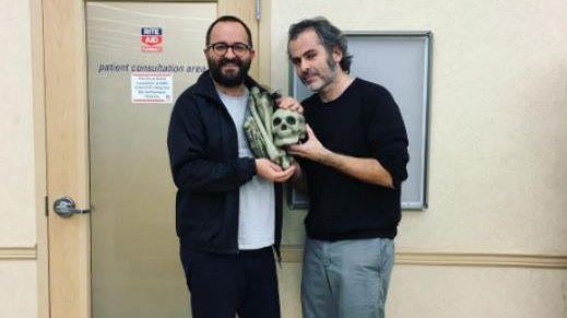 Fernando González Molina y Luiso Berdejo, director y guionista de Legado en los huesos INSTAGRAM