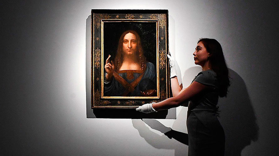 El cuadro Salvador mundi del artista Leonardo da Vinci EFE