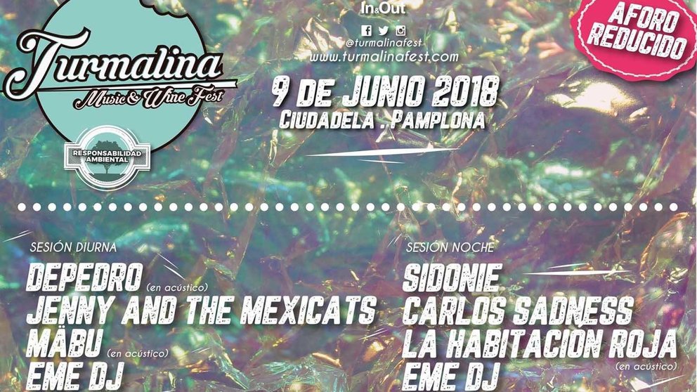 Cartel del Turmanila Fest de Pamplona para el próximo 9 de junio