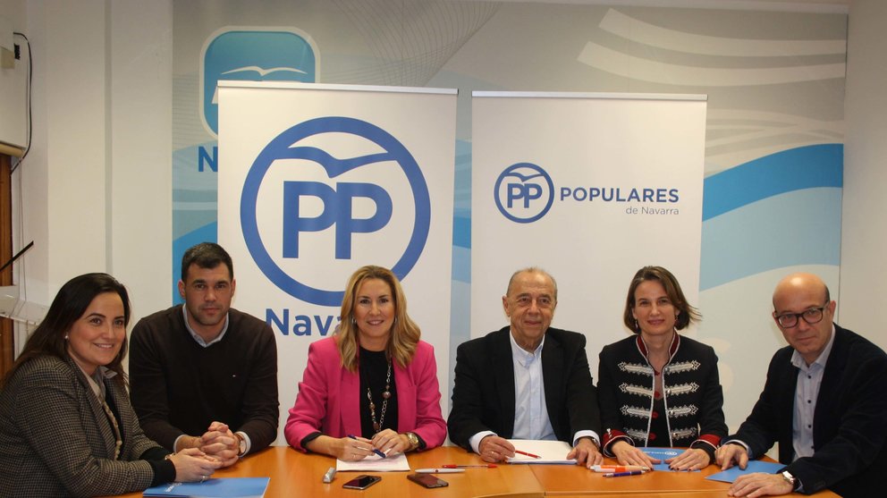 Miembros del PPN hacen el balance político del año en Tudela