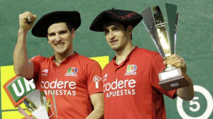Arteaga II y Erasun, campeones en 2017. Asegarce.