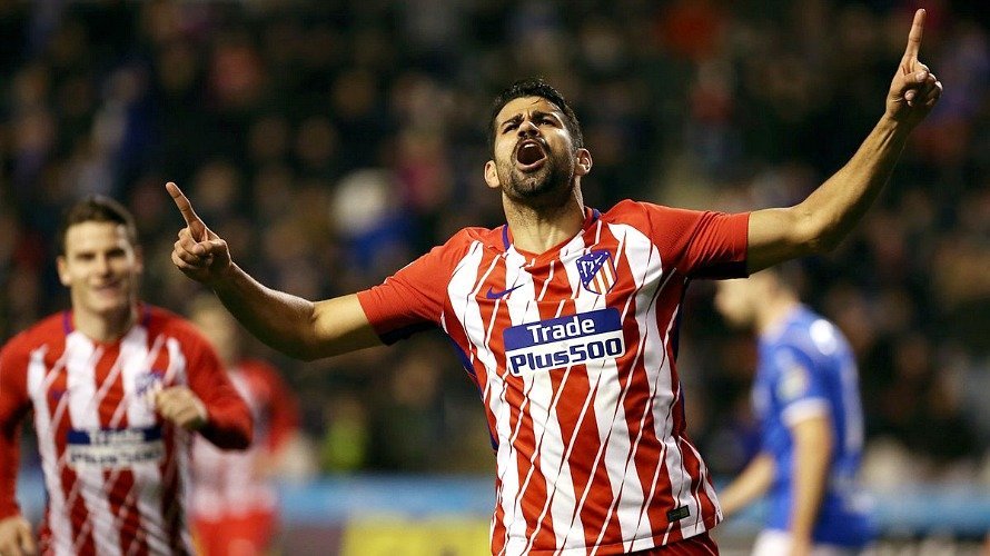 Diego Costa vuelve a marcar. Twitter Atlético.
