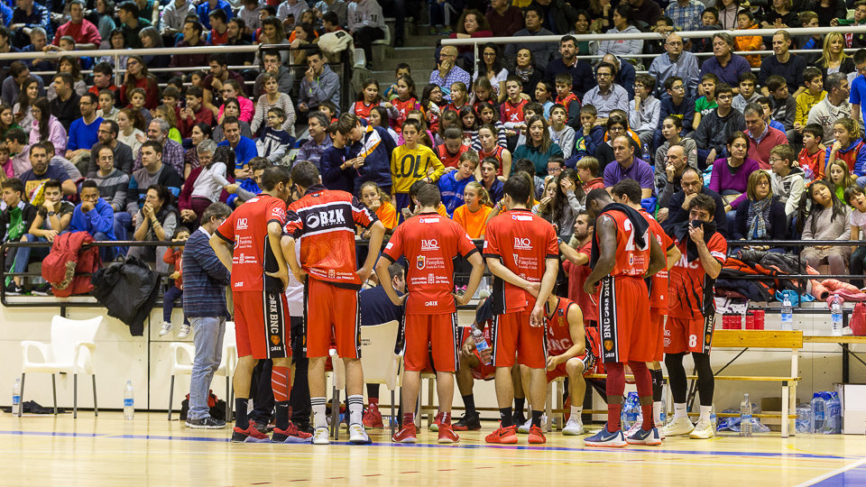 Partido entre Basket Navarra y La Roda disputado en el Pabellón Arrosadía (11). IÑIGO ALZUGARAY