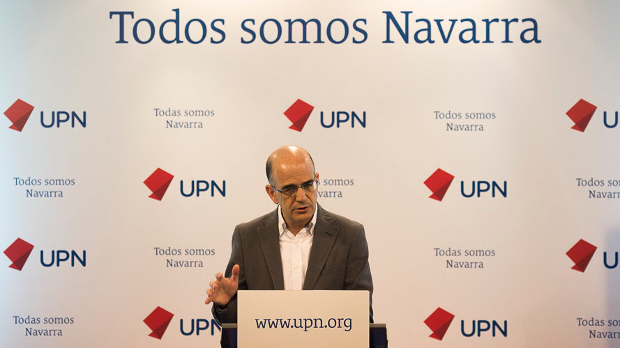 El portavoz de UPN en la comisión de educación del Parlamento de Navarra, Alberto Catalán, valora cuestiones relacionadas con la campaña de preinscripción escolar y la política educativa  (5)