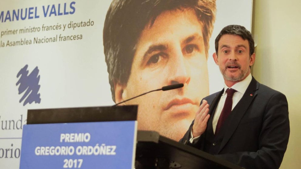 Manuel Valls, premio de la Fundación Gregorio Ordóñez CEDIDA