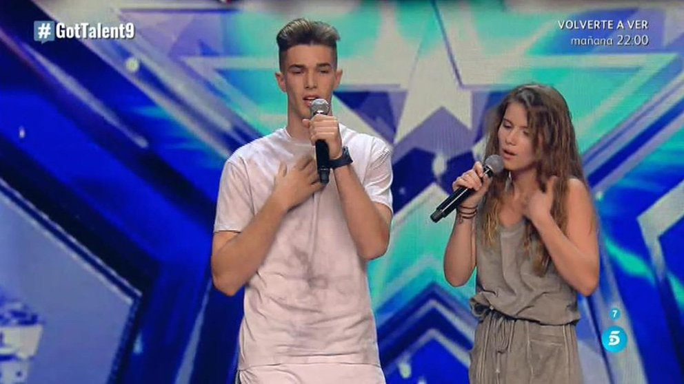 Gabriel Lizarraga y Claudia Osle, el dúo pamplonés que ha participado en Got Talent TELECINCO