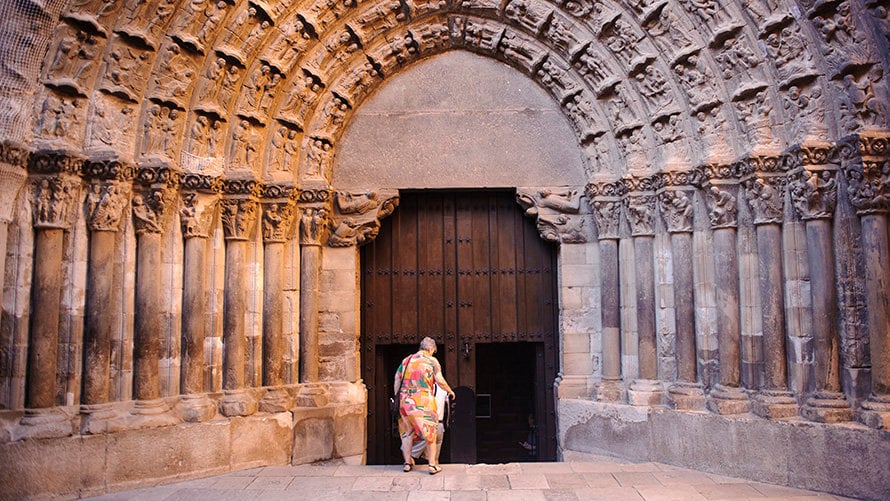 Puerta grande catedral de Tudela. MIGUEL OSÉS (1)