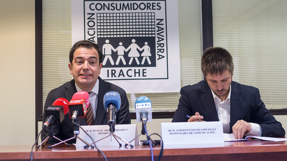 Irache presenta una encuesta de CIES sobre las preocupaciones de los consumidores con motivo del Día del Consumidor (10). IÑIGO ALZUGARAY