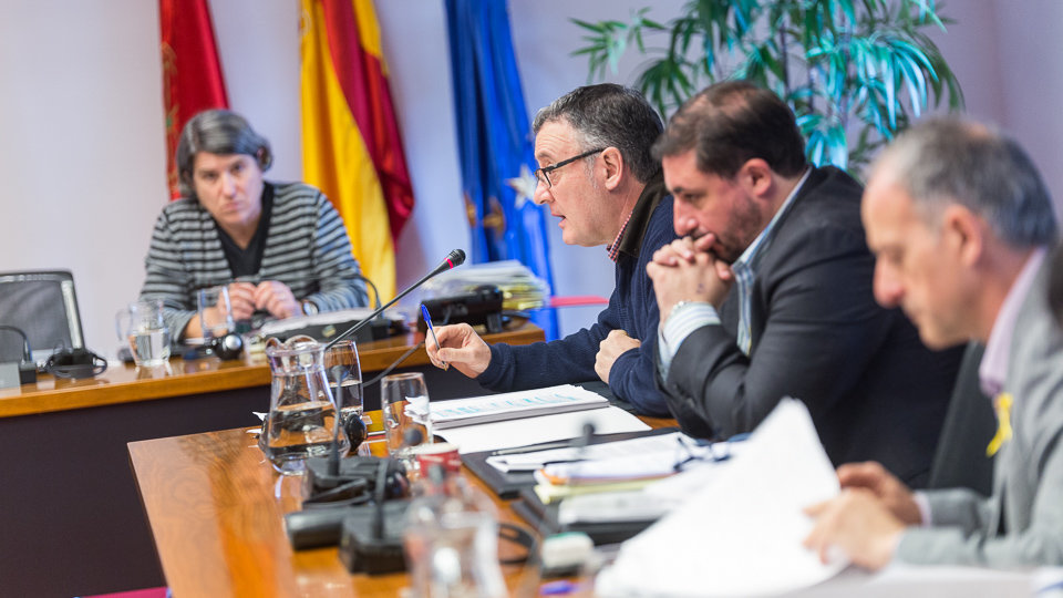 La comisión de investigación de la planta de biometanización de Ultzama debate y vota sus conclusiones en el Parlamento de Navarra (21). IÑIGO ALZUGARAY