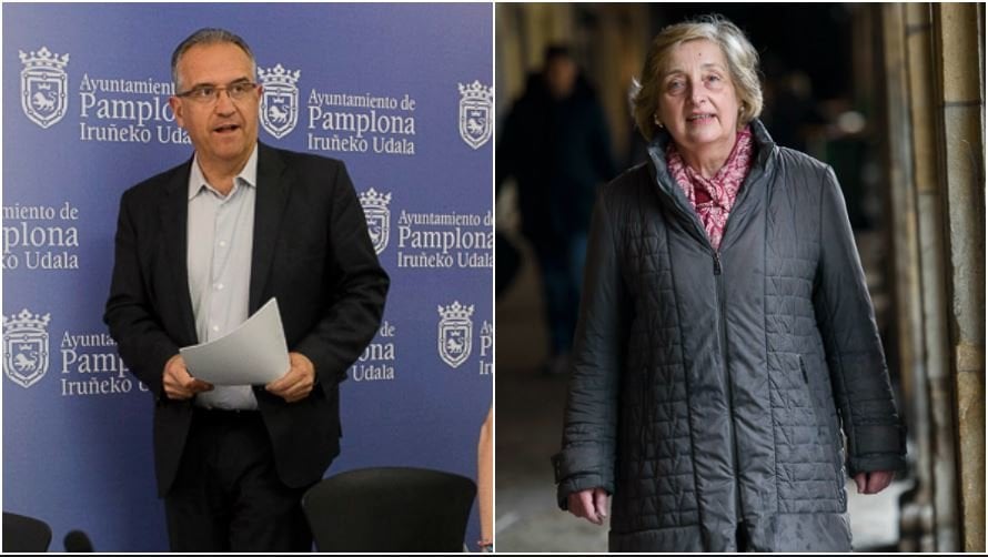 Enrique Maya y María Kutz, los dos aspirantes a liderar la lista de UPN a la alcaldía de Pamplona