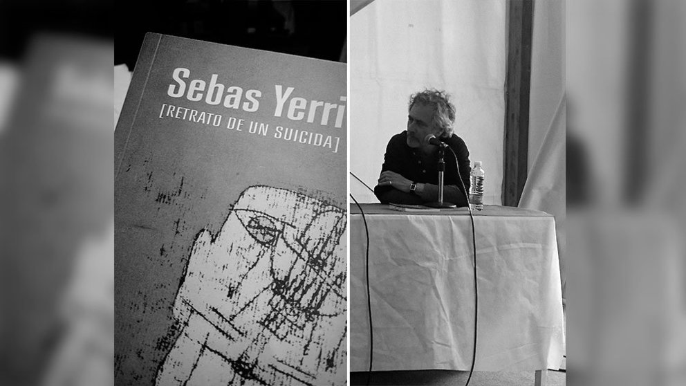 Sebas Yerri presenta en Málaga 'Retrato de un suicida'.