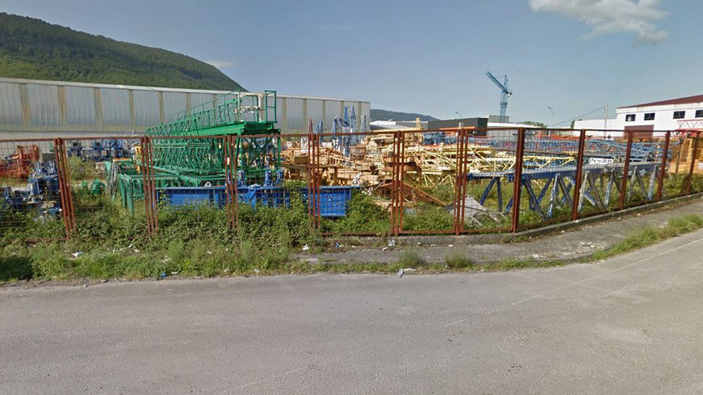 Imagen de una de las instalaciones de Triman, empresa dedicada al montaje de instalaciones para canteras o minerías, en Alsasua GOOGLE