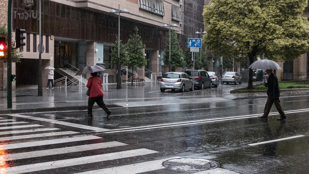 Tarde de lluvia en Pamplona (04). IÑIGO ALZUGARAY