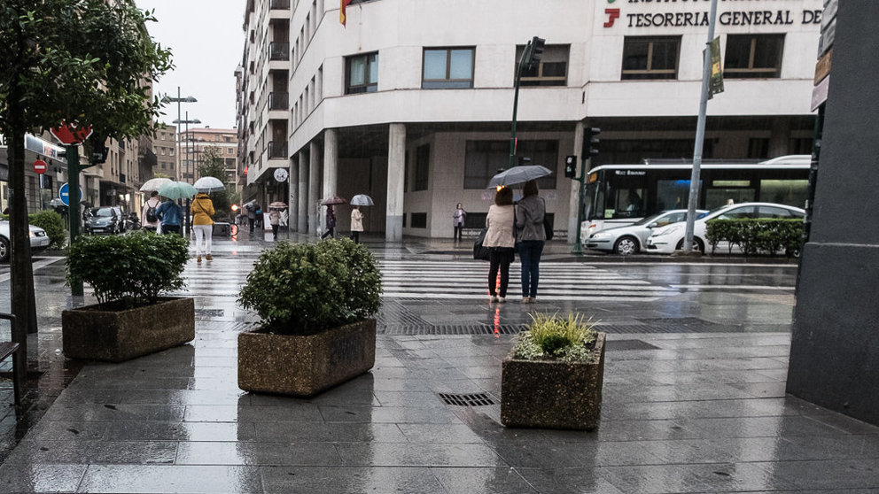 Tarde de lluvia en Pamplona (14). IÑIGO ALZUGARAY