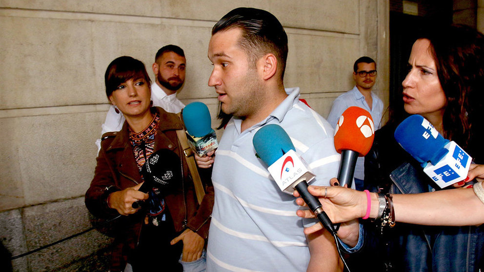 El Prenda acude a firmar al juzgado de Sevilla este lunes. EUROPA PRESS