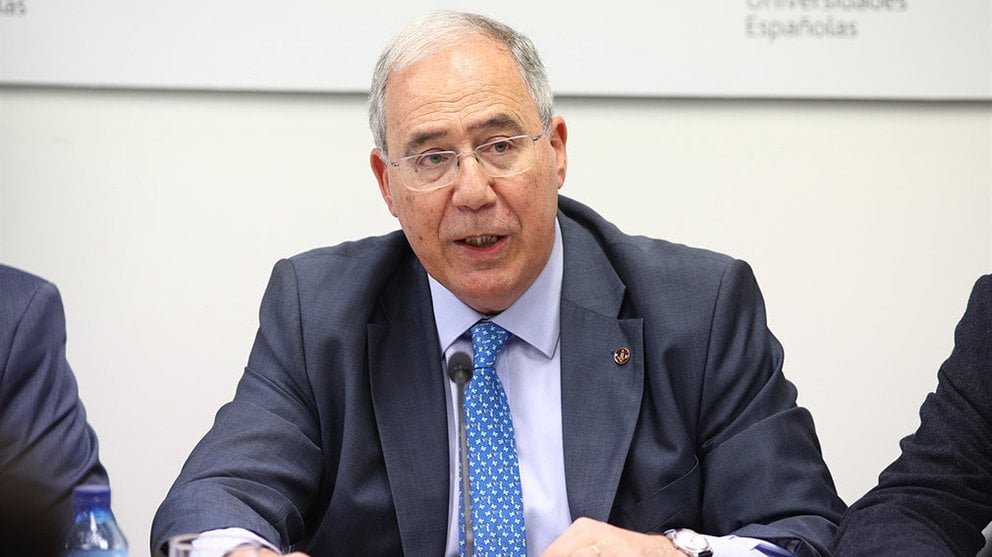 El presidente de la Confederación de Rectores de Universidades Españolas (CRUE), Roberto Fernández EUROPA PRESS