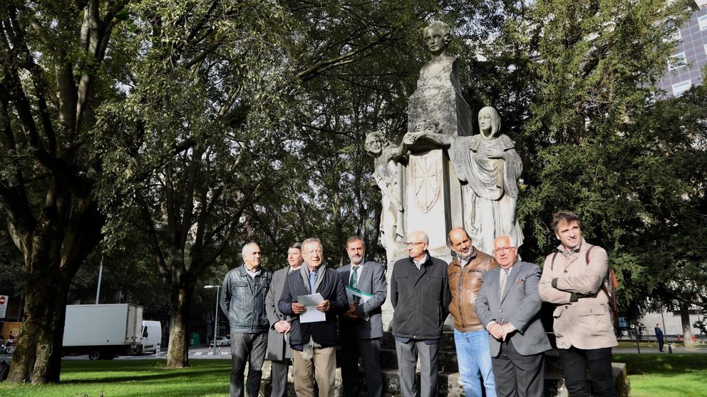 Conmemoración del bicentenario del nacimiento de Francisco Navarro Villoslada, autor, entre otras, de la obra ‘Amaya o los vascos en el siglo VIII’. IÑIGO ALZUGARAY (3)