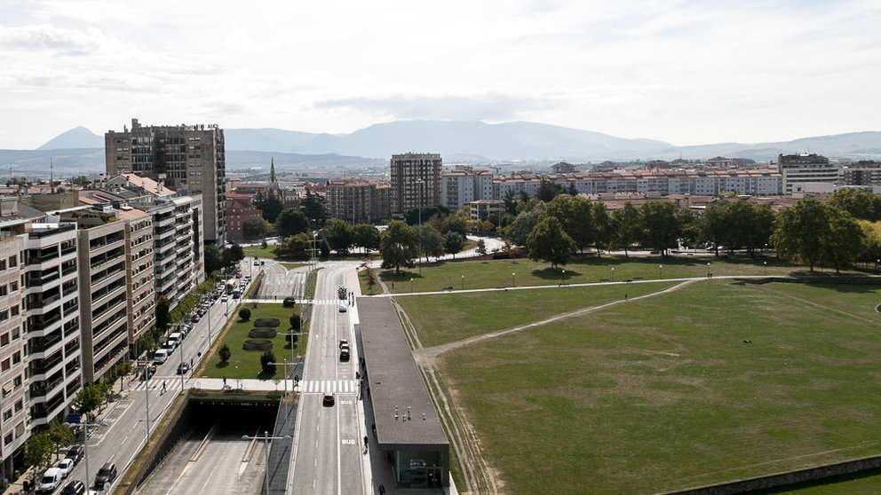 Vista de la calle Yanguas y Miranda en Pamplona (02). IÑIGO ALZUGARAY