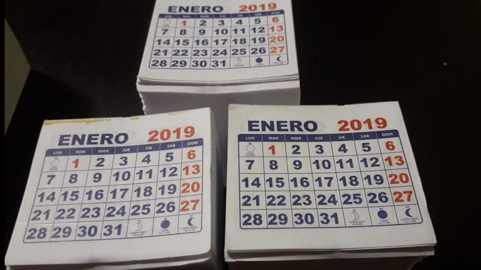 Calendario del 2019