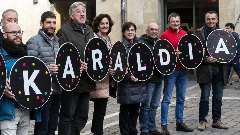El Ayuntamiento de Pamplona se une a la iniciativa 'Euskaraldia' para fomentar el uso del euskera entre la ciudadanía (11). IÑIGO ALZUGARAY