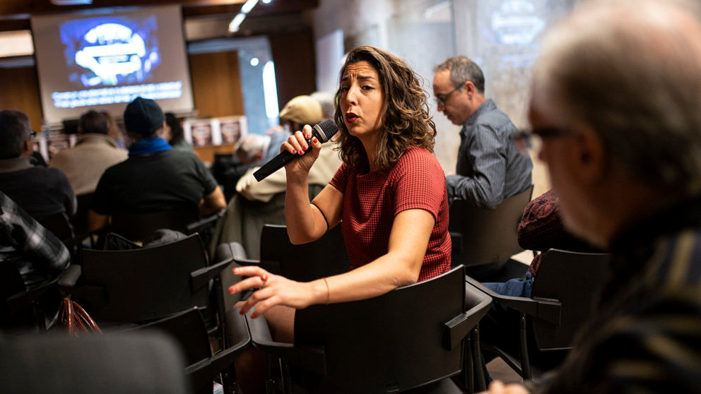 Nafarroa Orain Bai convoca una asamblea para _iniciar un movimiento_ que _rechace las estructuras oligárquicas de los partidos_ y _movilizar el voto_ para _un verdadero cambio_. MIGUEL OSÉS_2