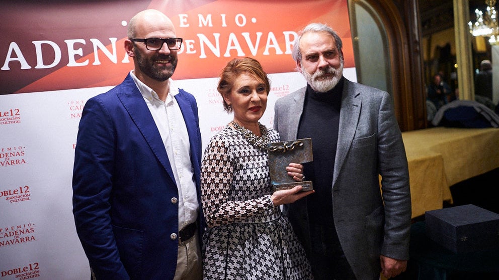 La Asociación Cultural Doble12 entrega el premio Cadenas de Navarra a la soprano María Bayo. MIGUEL OSÉS 4