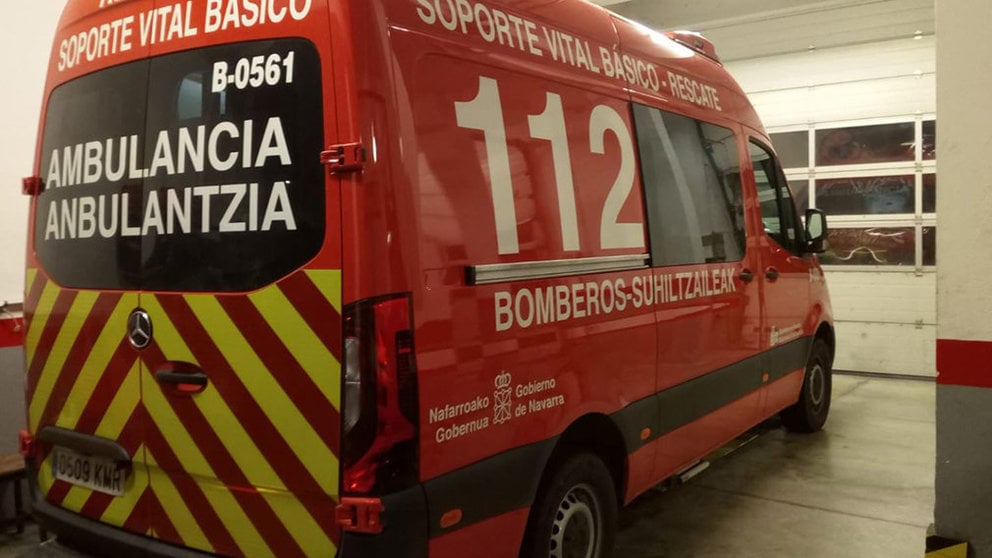 Una ambulancia medicalizada de los bomberos TWITTER BOMBEROS