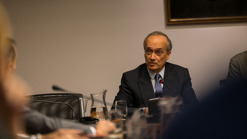 Comparecencia en el Parlamento de Juan José Marcos Muñoz, promotor y director gerente de la empresa Davalor Salud (03). IÑIGO ALZUGARAY