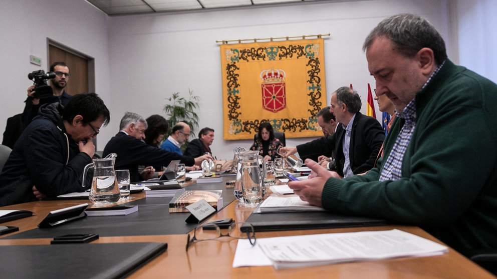 Reunión de la Mesa y Junta de Portavoces del Parlamento de Navarra (16). IÑIGO ALZUGARAY
