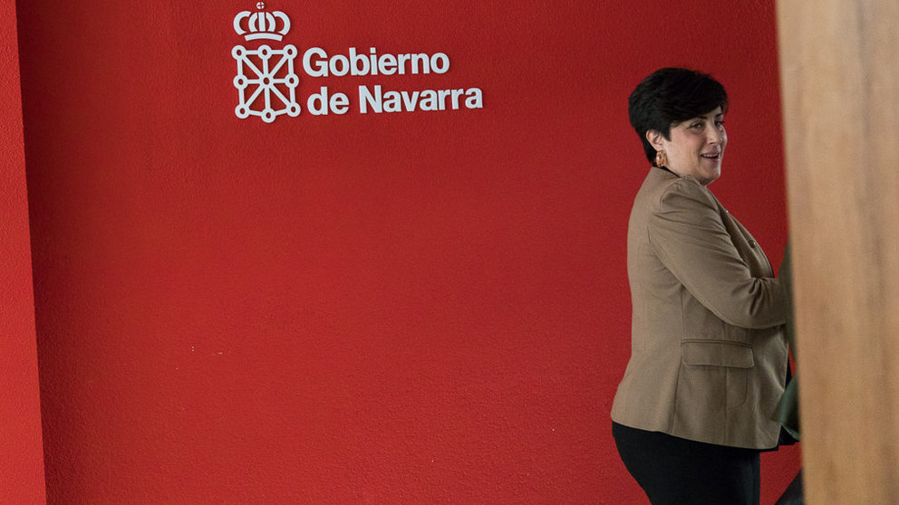 María Solana informa de los principales asuntos tratados en la sesión de Gobierno de Navarra (01). IÑIGO ALZUGARAY