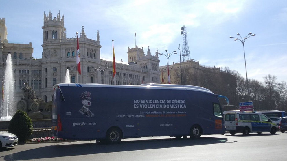 El autobús de HazteOír que llegará a las calles de Pamplona TWITTER HAZTEOÍR