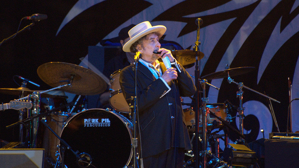 Imagen de Bob Dylan en un concierto en Londres en el año 2011 ARCHIVO