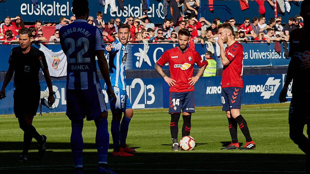 Partido de la Liga 123 entre Osasuna y Deportivo de La Coruña disputado en El Sadar (23). IÑIGO ALZUGARAY