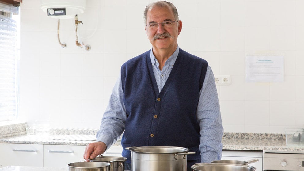 El chef Pedro Subijana imparte una clase en la Universidad de Navarra CEDIDA