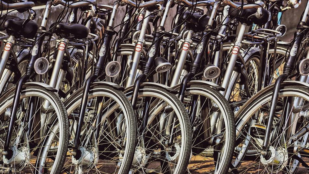 Imagen de archivo de varias bicicletas ARCHIVO