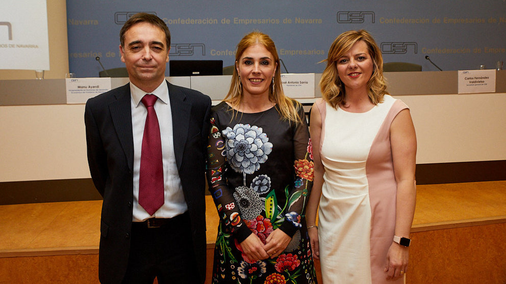 La Confederaci..n de Empresarios de Navarra (CEN) entrega los reconocimientos 'Personas que mejoran empresas'. I..IGO ALZUGARAY