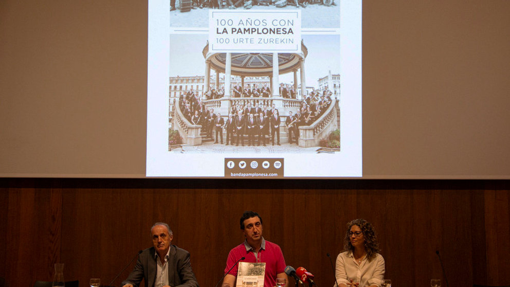 Presentación del libro sobre el centenario de La Pamplonesa.