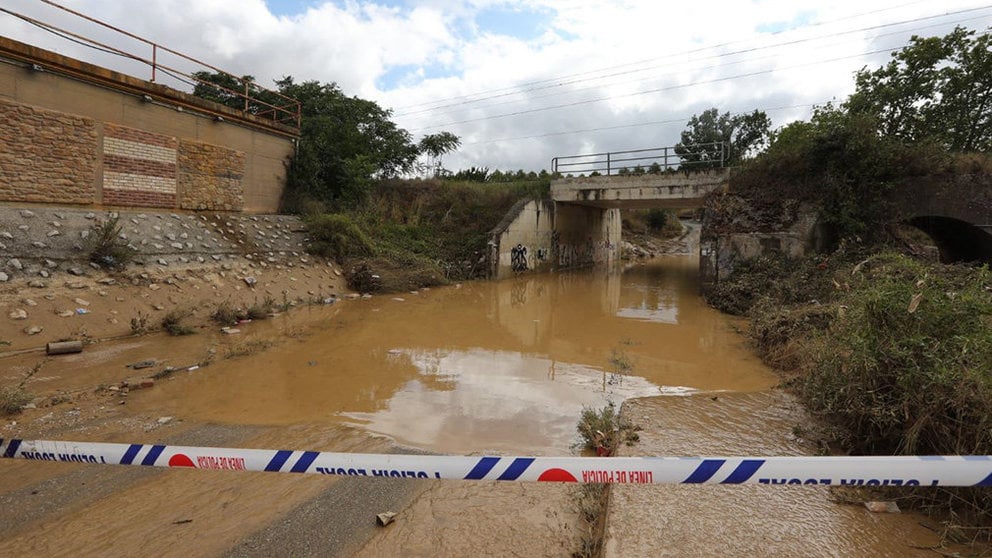 Una de las zonas afectadas por la lluvia DAVID DOMENECH EUROPA PRESS