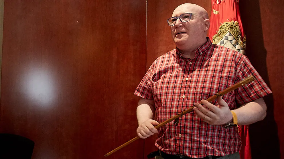 Sesión plenaria en el Ayuntamiento de Huarte para elegir a un nuevo alcalde. IÑIGO ALZUGARAY