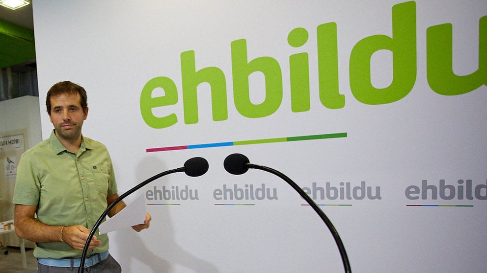 EH Bildu presenta su candidatura y programa para la presidencia de la MCP. IÑIGO ALZUGARAY