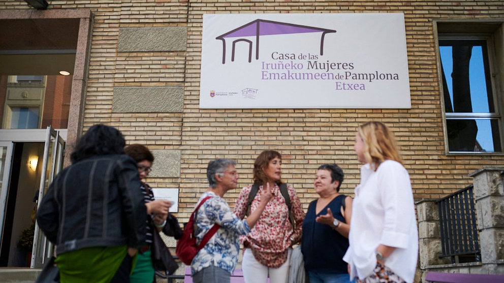 Inauguración de La Casa de la Mujer en Pamplona. PABLO LASAOSA 4