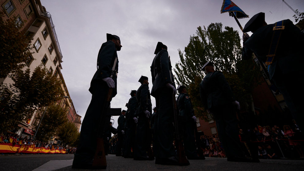 La Guardia Civil de Navarra celebra el día de su Patrona, La Virgen del Pilar. PABLO LASAOSA 8