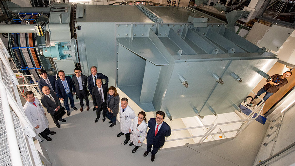 Representantes de la Autoridad de Seguridad Nuclear de Francia, acompañados de representantes del CSN visitaron la Unidad de Protonterapia de la Clínica Universidad de Navarra CUN