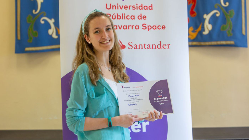 Mirian Rubio, ganadora de la X edición del programa Explorer 'Jóvenes con ideas' UNAV