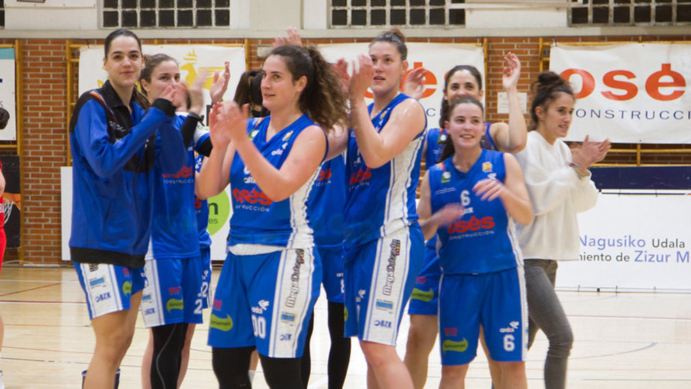 El equipo de Zizur Mayor está muy cerca del liderato en la Liga Femenina 2. Foto FNB Ardoi.