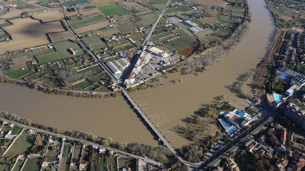 Imágenes aéreas tomadas del curso del Arga y del Ebro en la Ribera (3) GOBIERNO DE NAVARRA