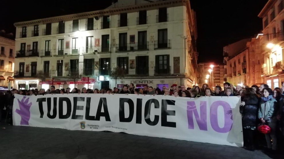 Concentración en Tudela para rechazar la agresión sexual de este fin de semana CEDIDA