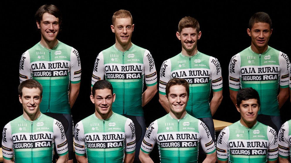Presentación oficial del equipo ciclista Team Caja Rural Seguros RGA para la temporada 2020. IÑIGO ALZUGARAY